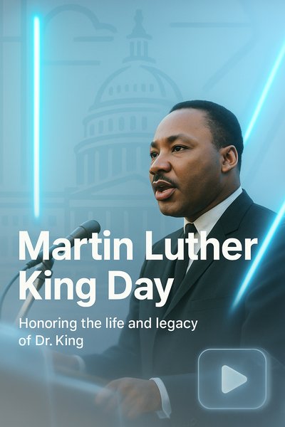 Commemorative Image for Martin Luther King Day Celebration