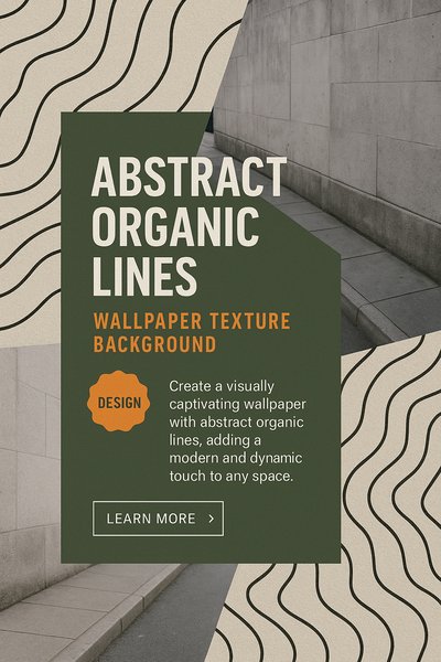 Abstract Organic Lines Wallpaper Texture Background