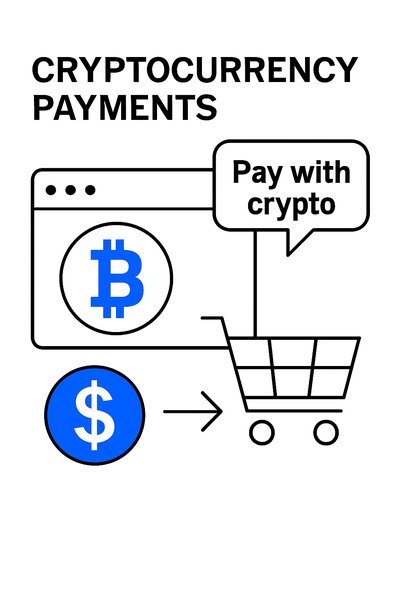 Cryptocurrency Payment Promotion Graphic