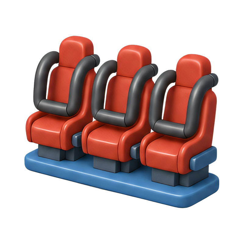 free fall seat row experience