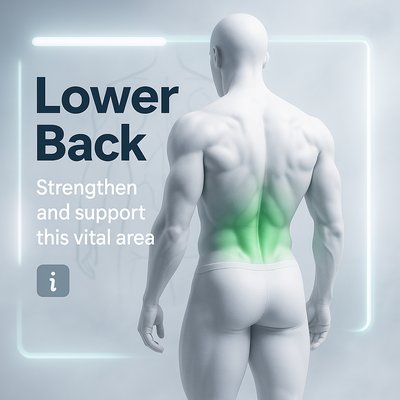 Anatomical Illustration for Lower Back Health Promotion