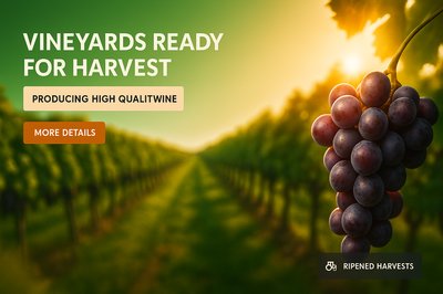 Vineyards Ready for Harvest: Producing High Quality Wine