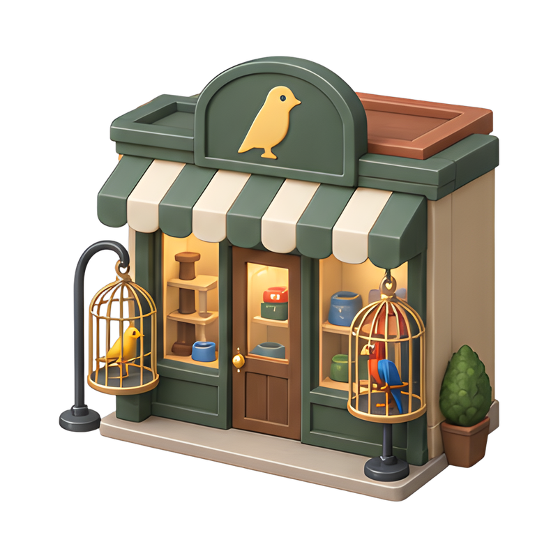 pet supply shop exterior