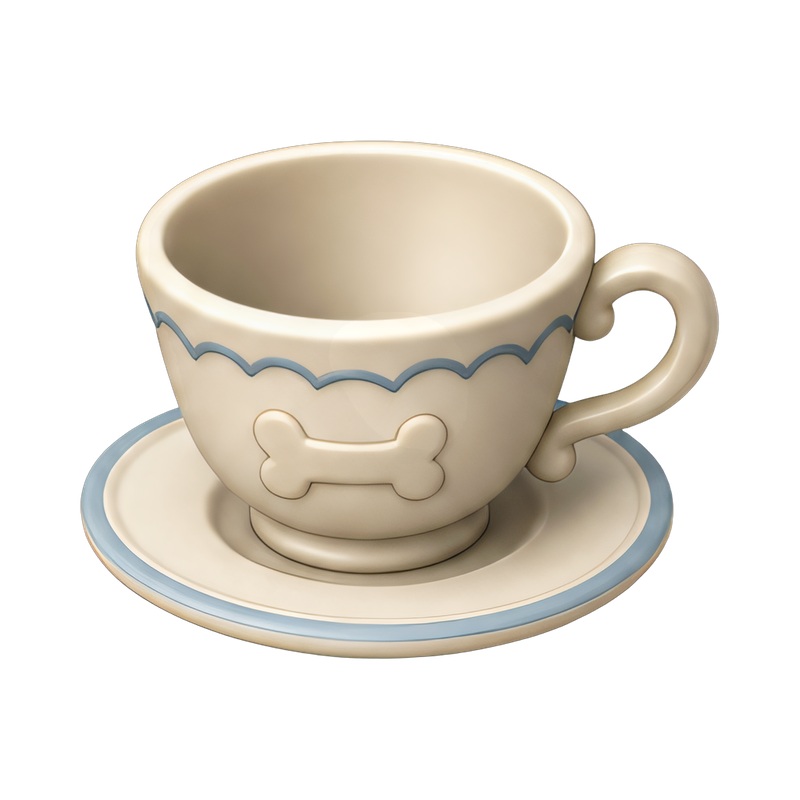 elegant bone china teacup