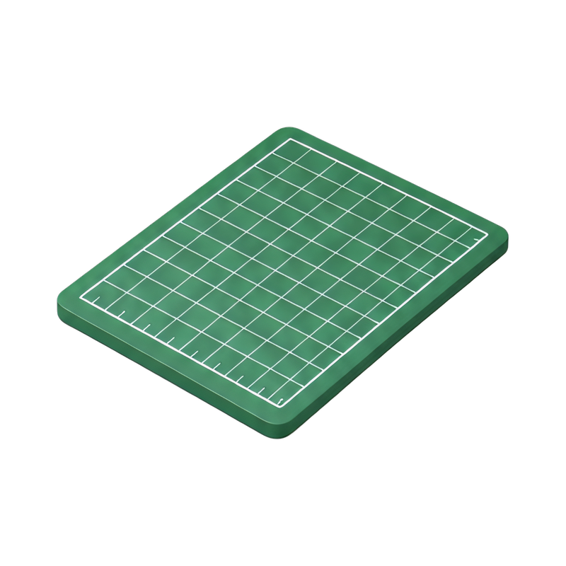 cutting mat with grid lines