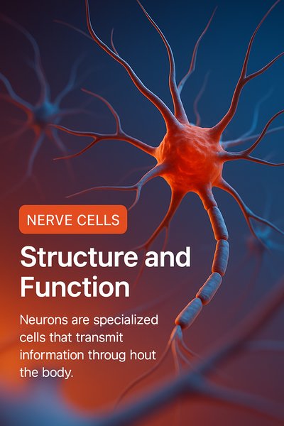 Neuron Structure and Function Illustration for Educational Purposes