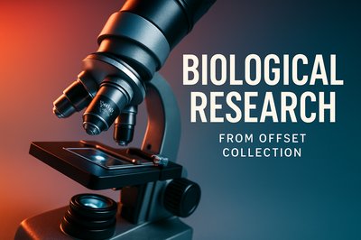 Dynamic Biological Research Advertisement with Futuristic Design