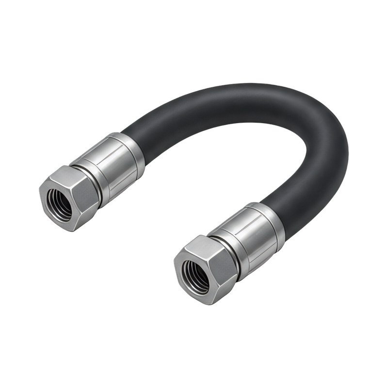 Hydraulic hose with fittings