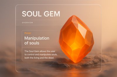 Enchanting Soul Gem with Overview and Power Details