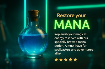 Magical Mana Potion: Restore Your Energy Reserves