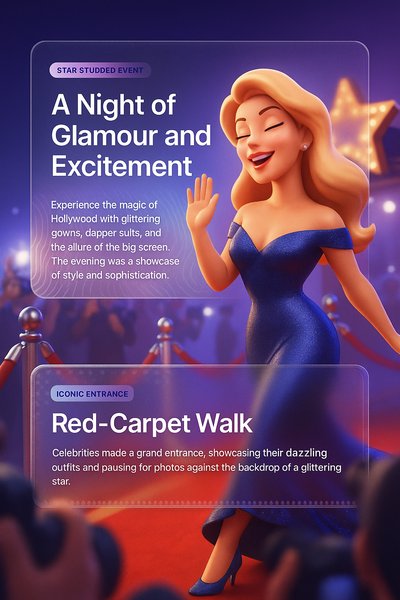 Celebrities Shine on the Red Carpet at Movie Premiere