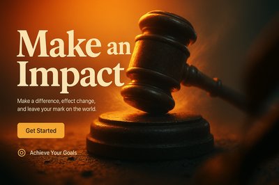 Gavel Symbolizing Legal Impact and Change