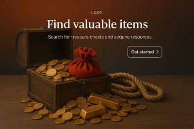 Elegant Loot Icon for Web Design