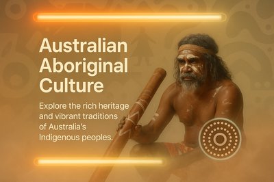 Promotional Graphic Celebrating Australian Aboriginal Culture