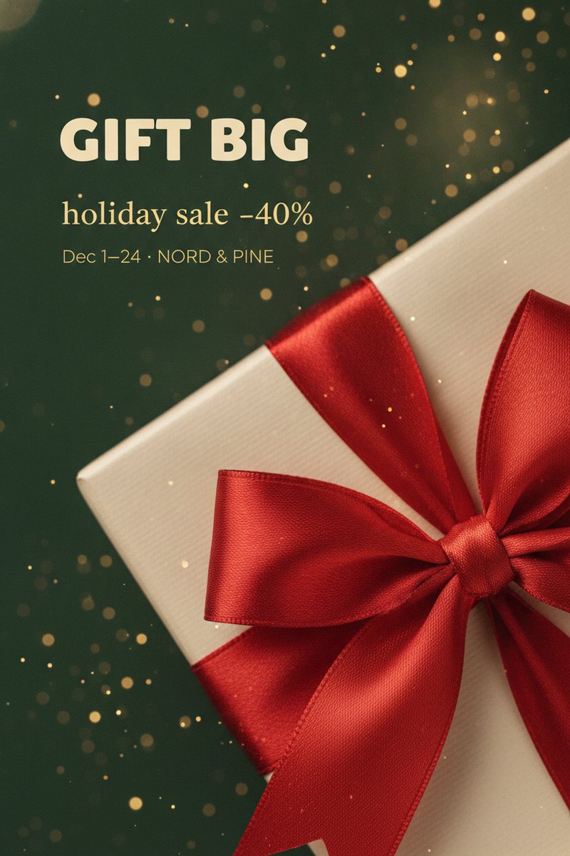 Elegant holiday gift box display