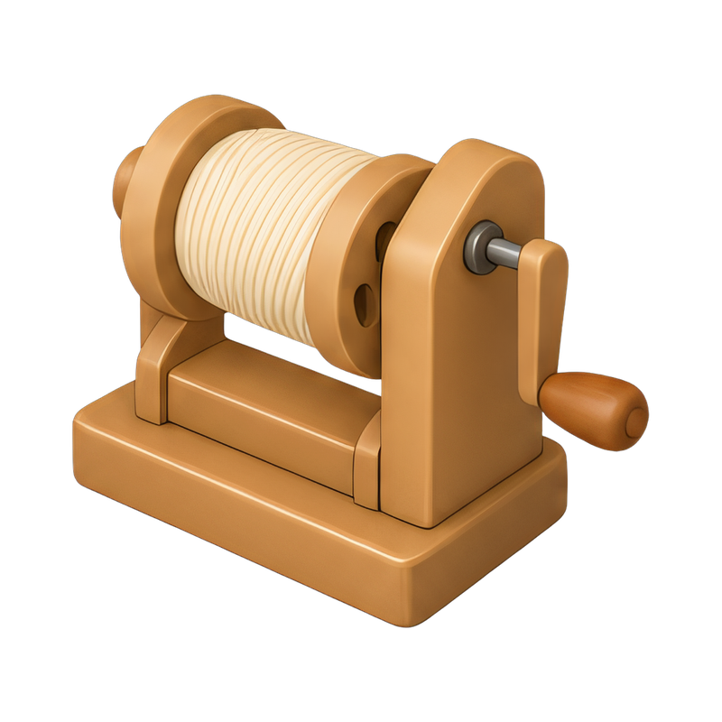 Hand-crank ball winder