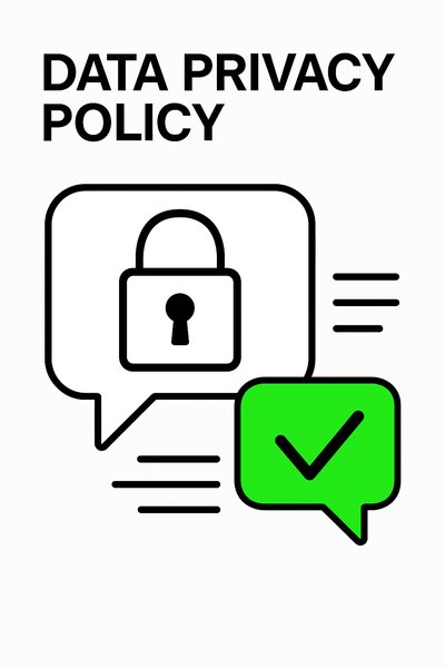 Data Privacy Policy Graphic with Modern Design