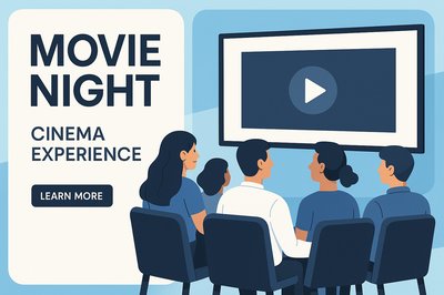 Cinematic Gathering: Movie Night Experience