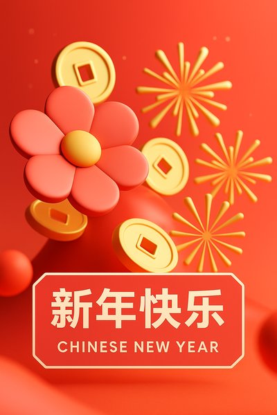 Vibrant Chinese New Year Celebration Banner Design