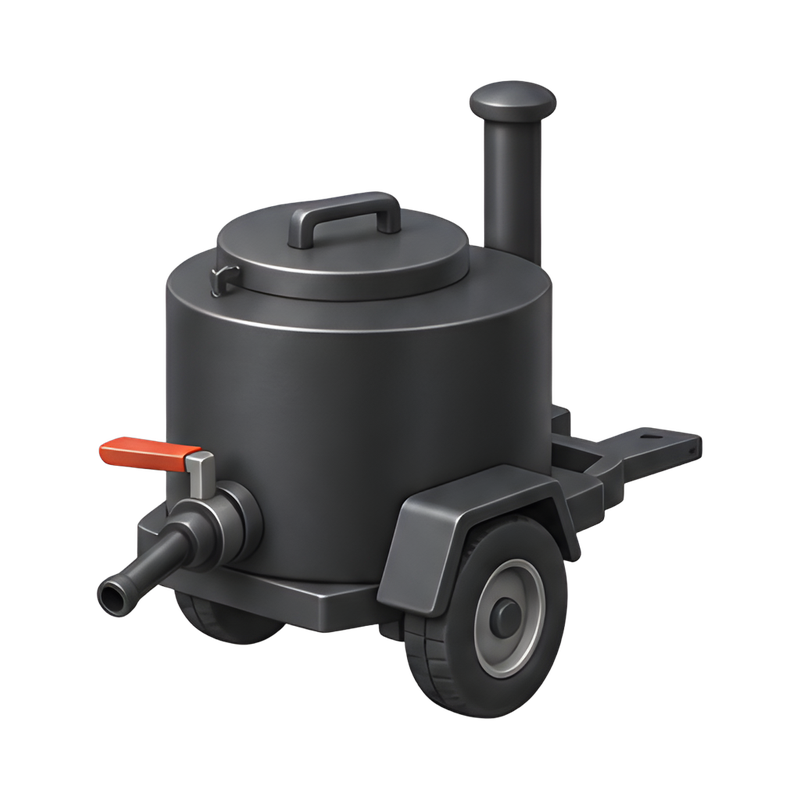 mobile bitumen tar kettle