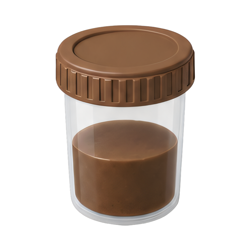 Fecal sample container for testing