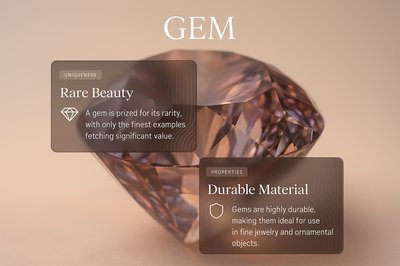 Stylish and Glamorous Web Page Design Featuring Gem Elements