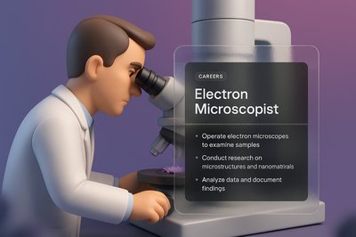 3D Web Page Design Featuring Electron Microscopist