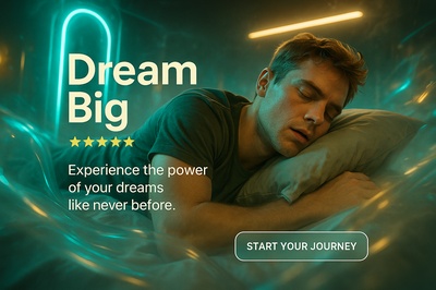 Dream Big: Experience the Power of Your Dreams with Neon Accents