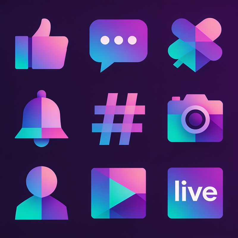 colorful duotone building blocks