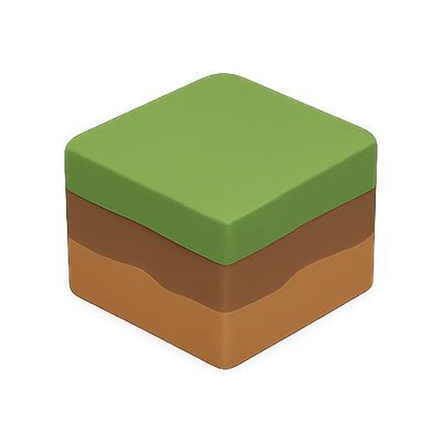 3D Block Representation of Terrain Layers