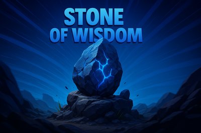 Dynamic 3D Illustration of the Stone of Wisdom