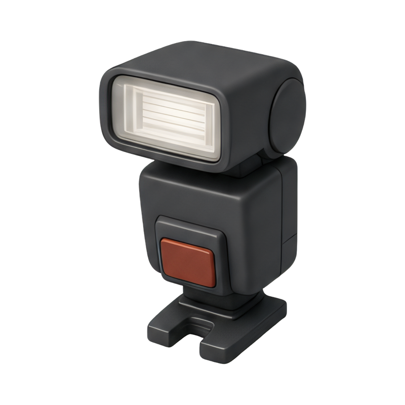 compact camera flash unit