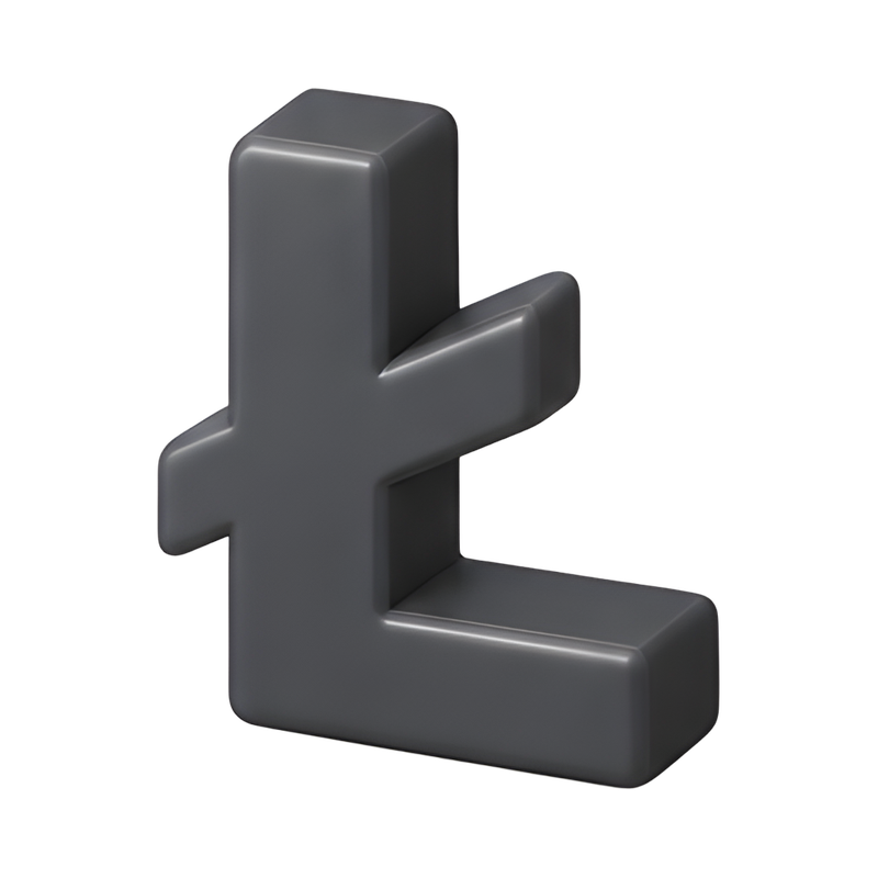Stylish letter L design