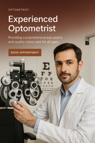 Stylish Optometrist Image with Professional Appeal
