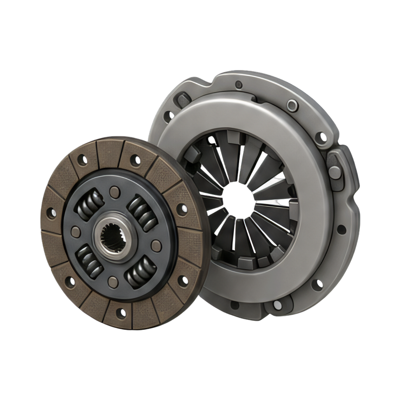 Clutch disc and pressure plate