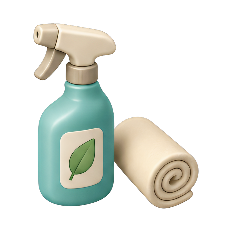 Effective mat cleaning spray