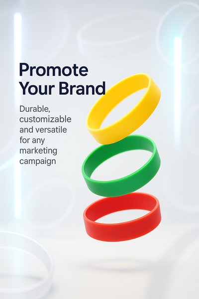 Colorful Silicone Bracelets for Marketing Campaigns