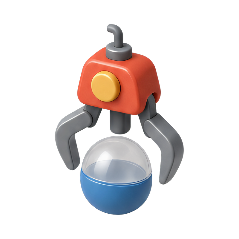 colorful toy claw machine