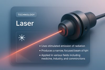 3D Web Page Design Featuring Laser Technology
