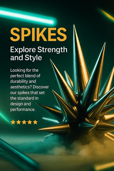 Neon Presentation on Spikes: Strength and Style