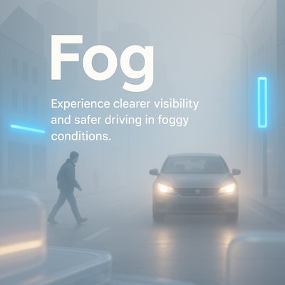 Fog Safety Awareness Graphic for Drivers