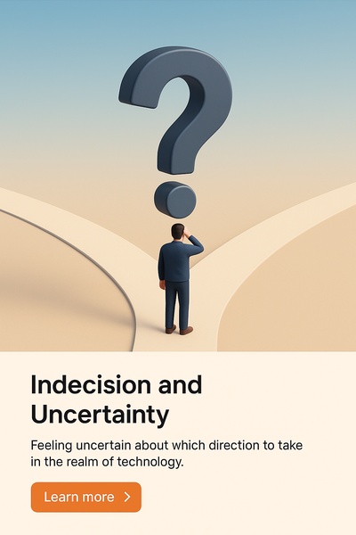 Indecision and Uncertainty at the Crossroads of Technology