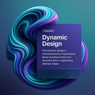Dynamic Abstract Patterns in Captivating 3D Design