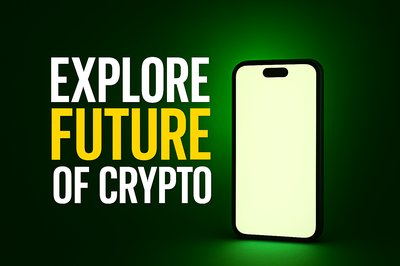 Modern Graphic Promoting Cryptocurrency Exploration