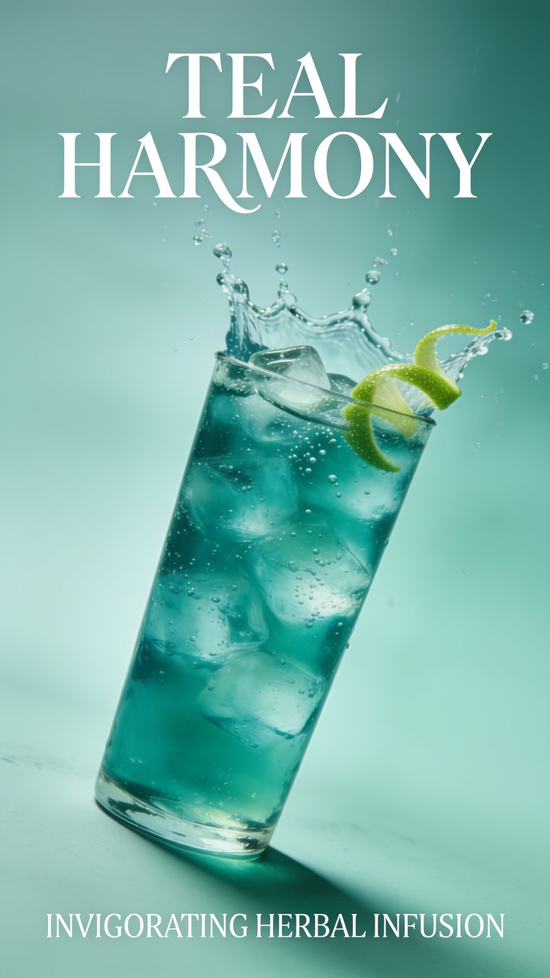 Teal Harmony Herbal Drink