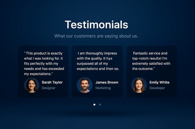3D Coupon Design with Customer Testimonials in Realistic Style