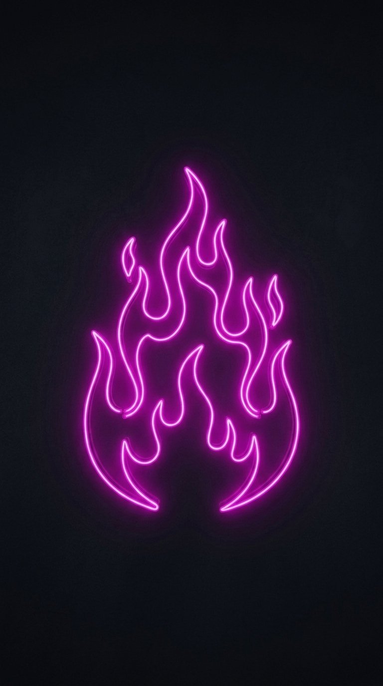 neon flame highlight cover