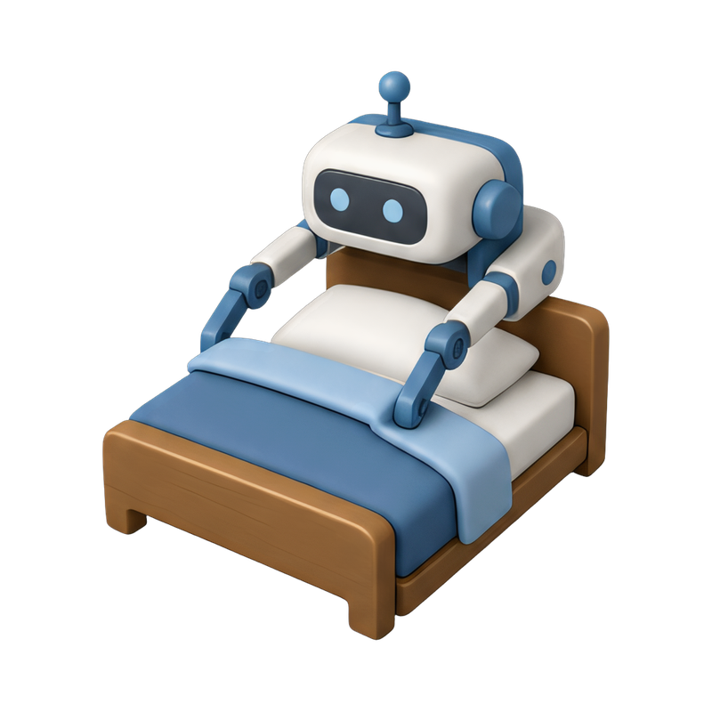 automated bed making robot
