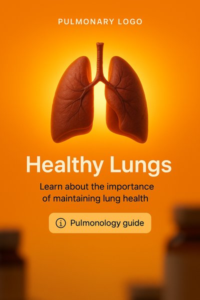 Educational Graphic on Lung Health and Pulmonology
