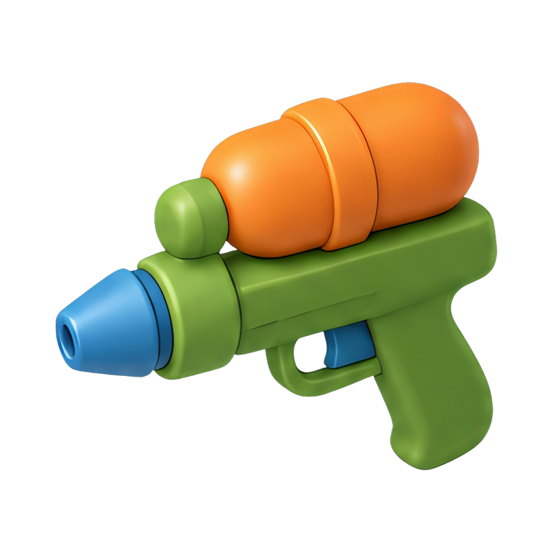 colorful small squirt gun